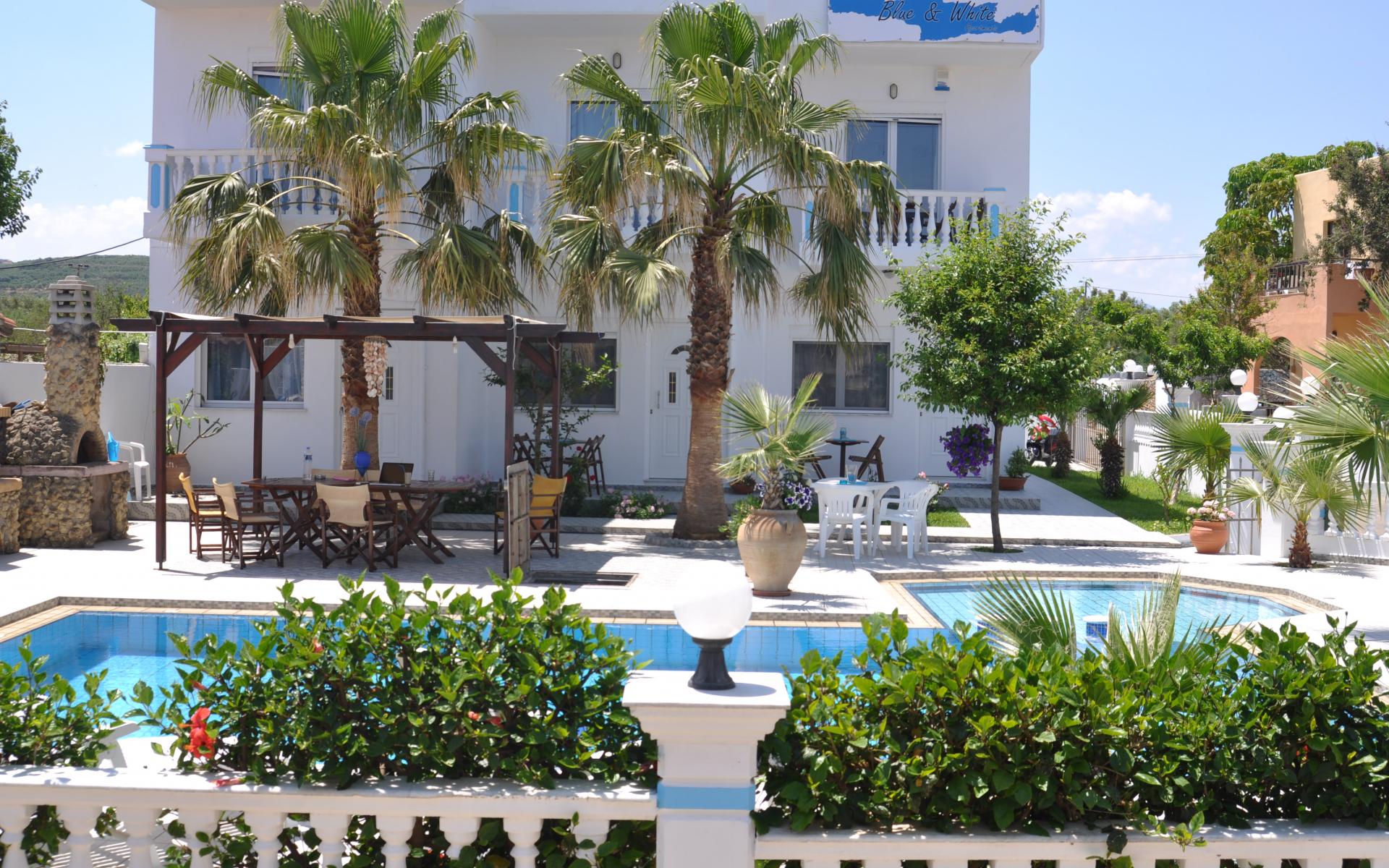 Unser Haus - So schön werden Sie Urlaub machen | Apartments Blue & White | Kreta | Griechenland